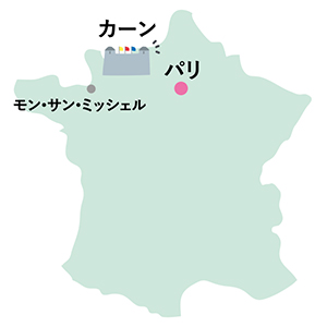 map Caen